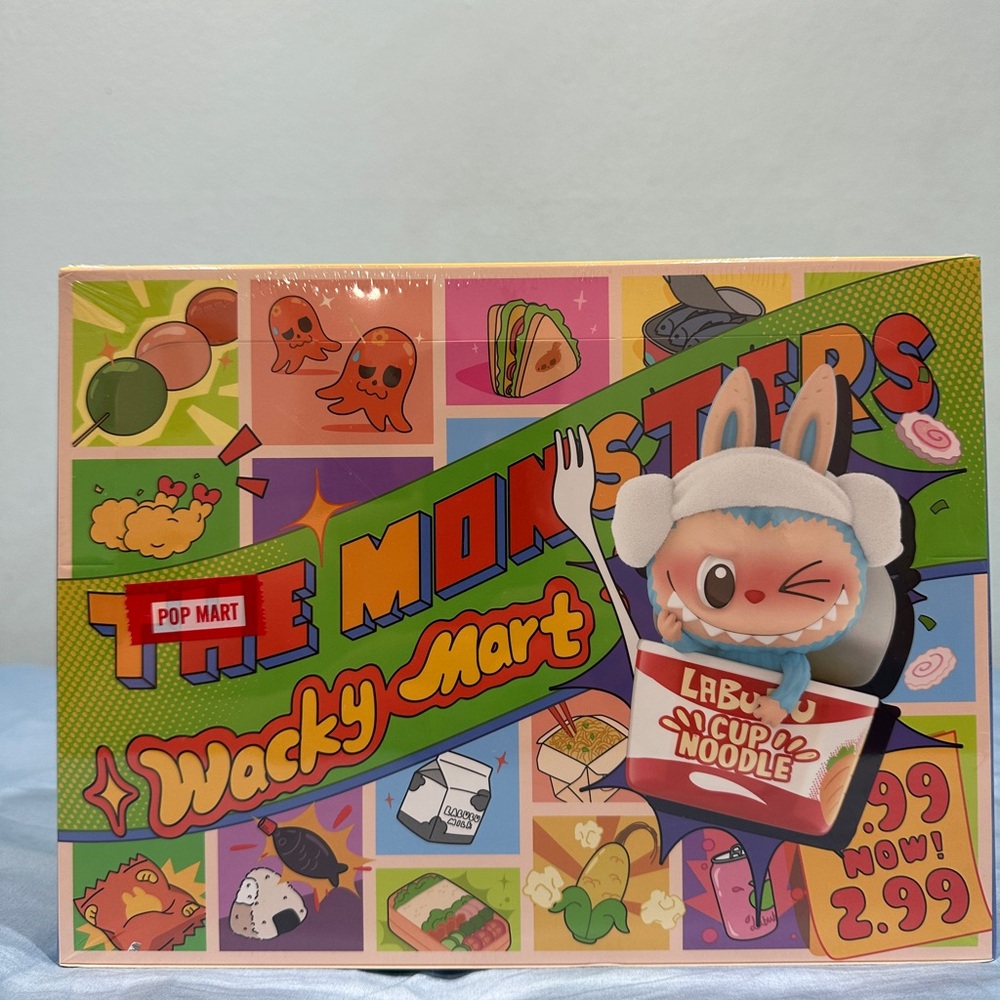 x12 Sealed Blind Boxes POPMART LABUBU Wacky Mart Series Figures Assortment Set